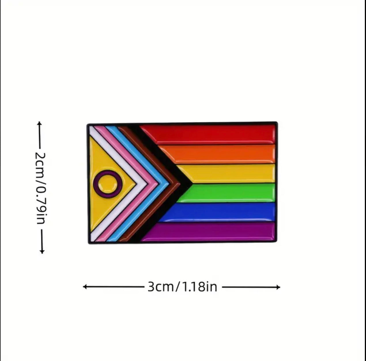 LGBT+ Flag Pin