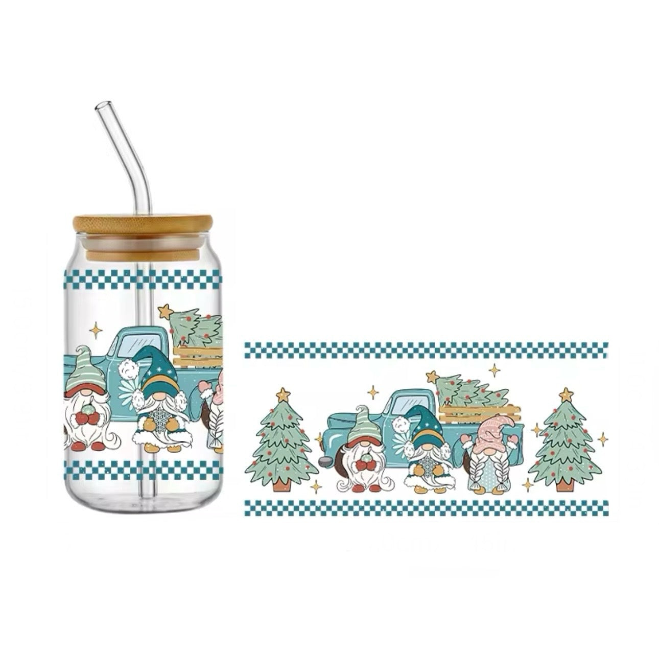 Chritmas Gnome Cup (16oz)