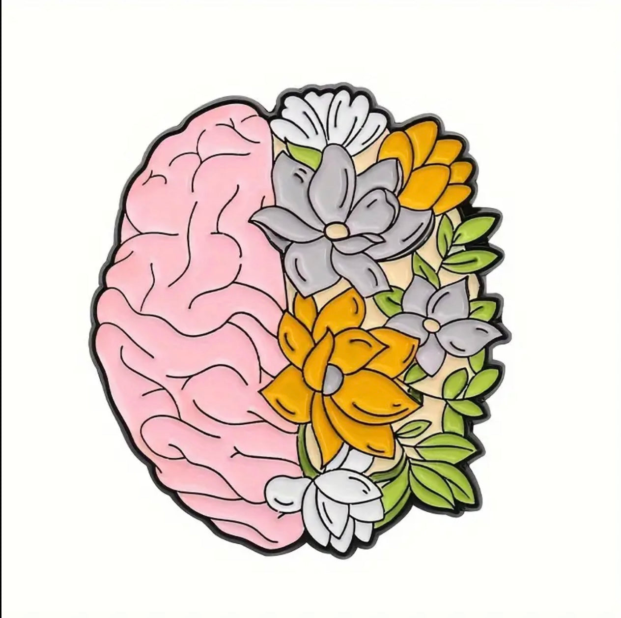 Blossom Brain Pin