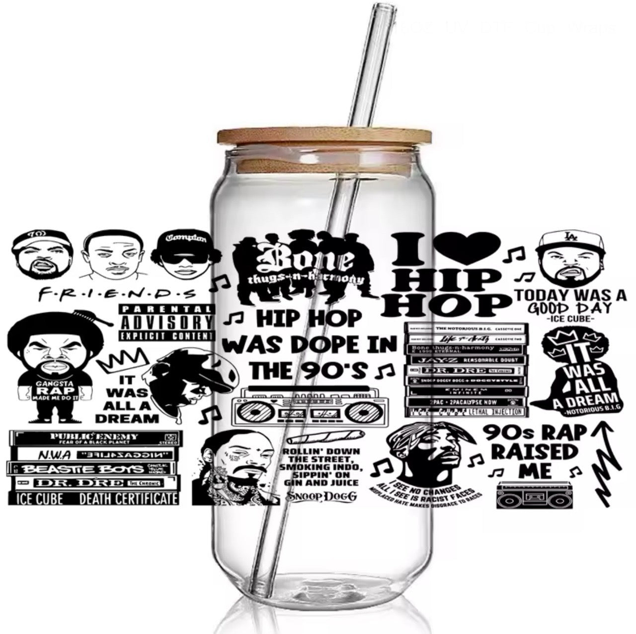 I 🖤 Hip Hop Cup (16oz)