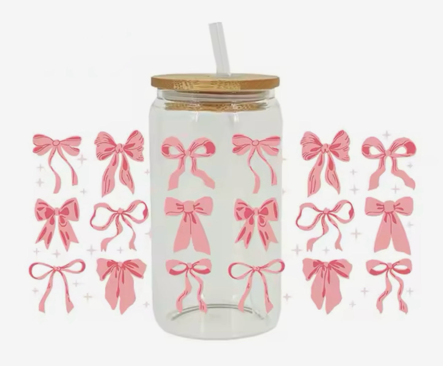 Pink Coquette Bow Cup (16oz)