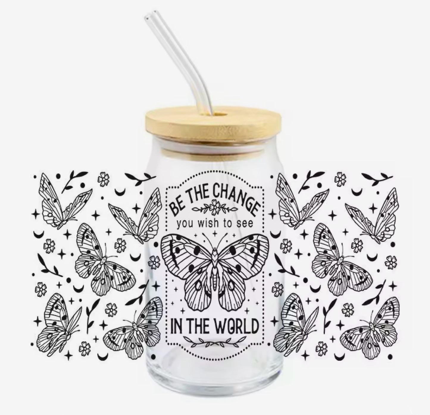 Be the Change Butterfly Cup (16oz)