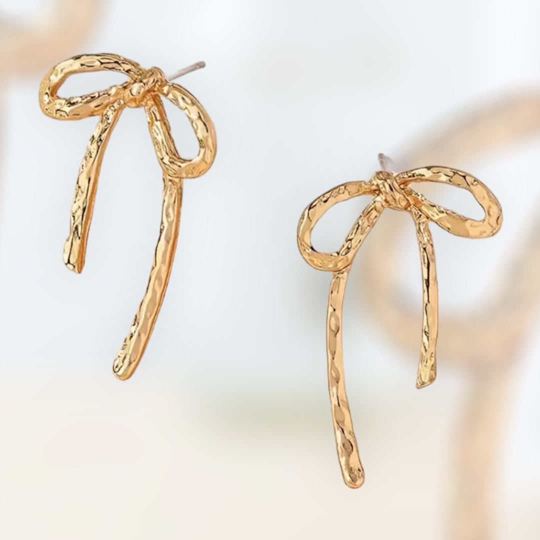 Cutesy Bow Stud Earrings