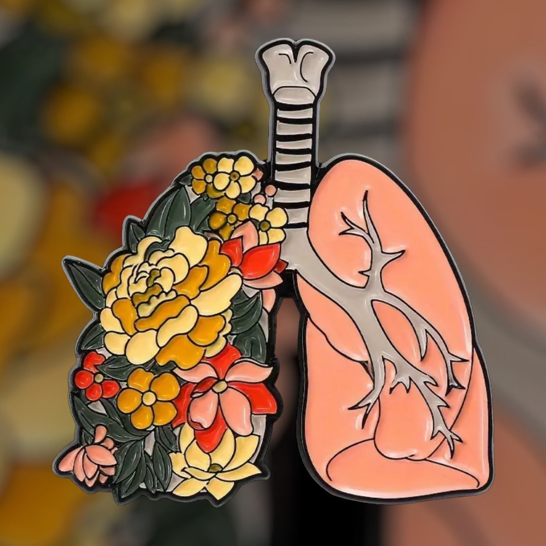 Flower Lung Pin