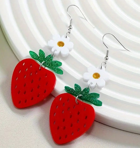 Strawberry Baddie Earrings