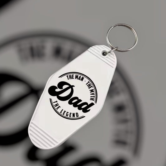 Motel Keychain | Dad I Retro Keychain I