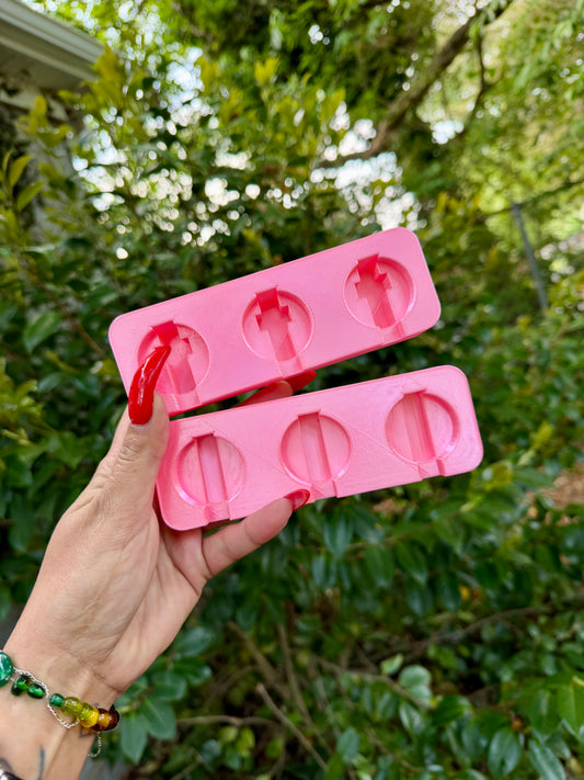 Badge Reel Holder (2pc set) Pink