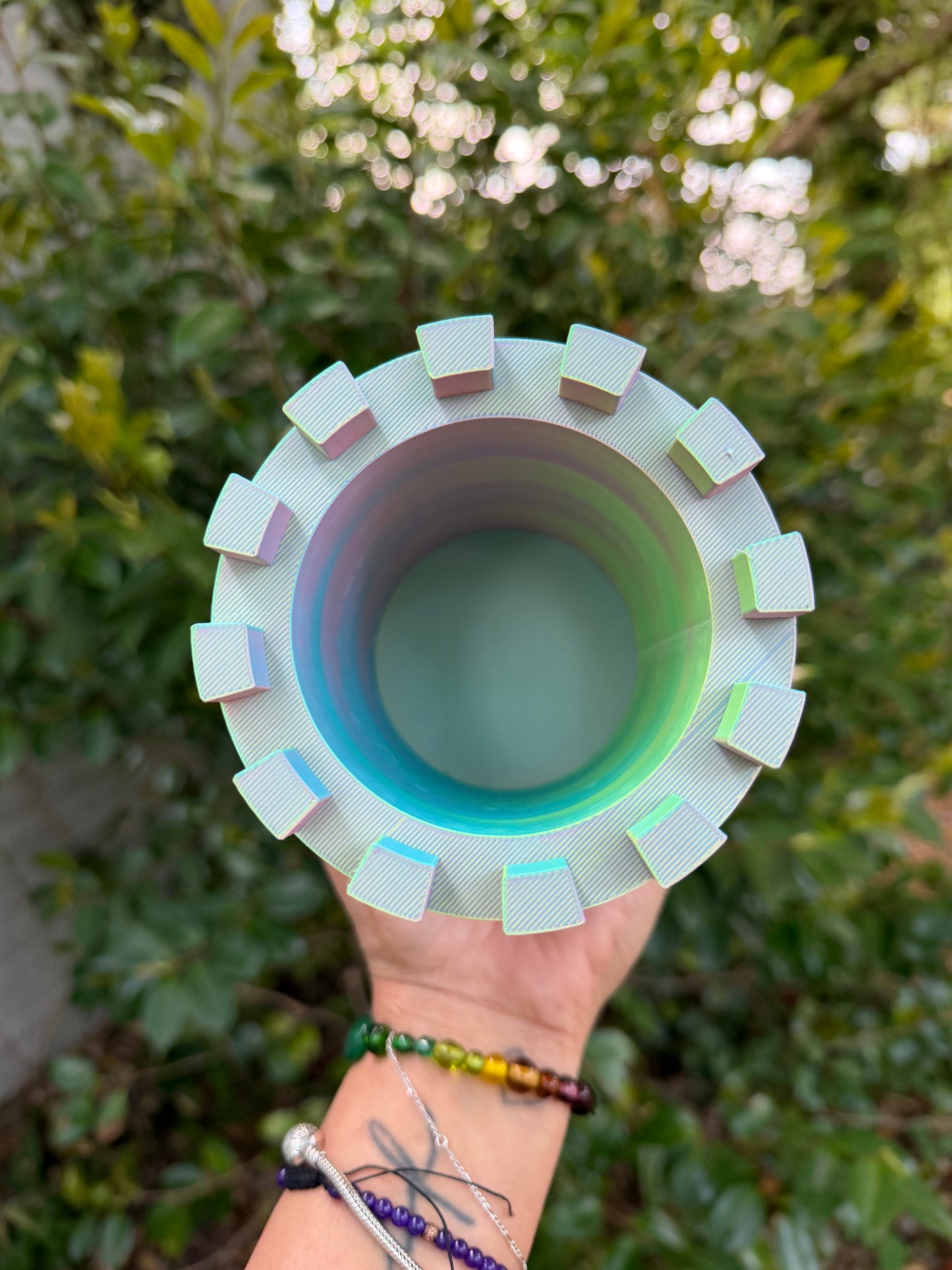 Matte Pastel Castle Pen Holder