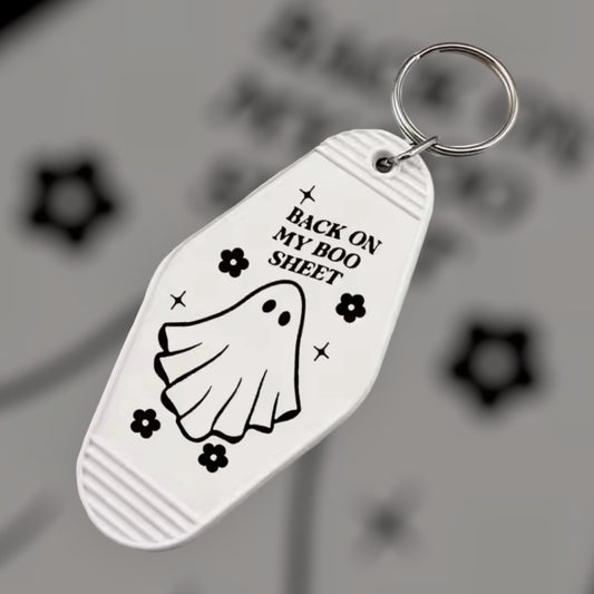 Motel Keychain | Back on my Boo S**t I Retro Keychain I