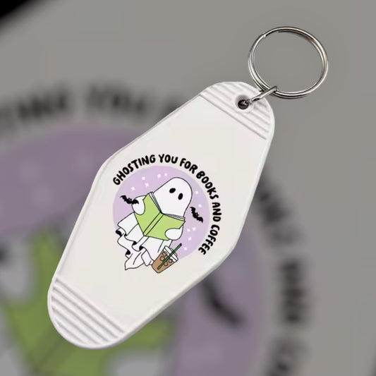 Motel Keychain | Ghosting You I Retro Keychain I