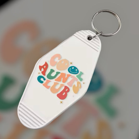 Motel Keychain | Cool Aunts Club I Retro Keychain I