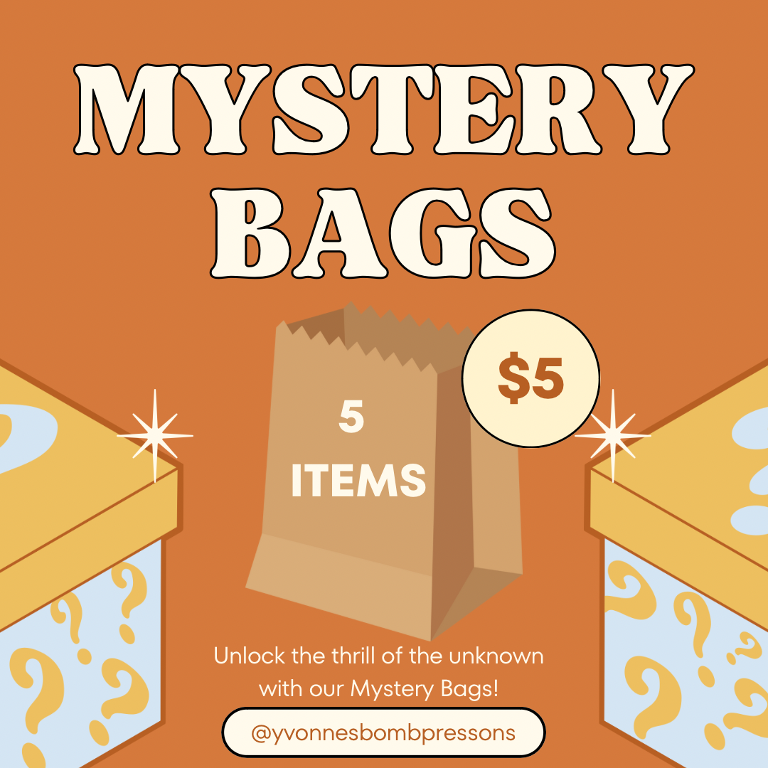 5 items for $5 Mystery Bag. ✨