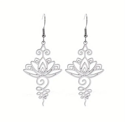 Lotus Dangling Earrings