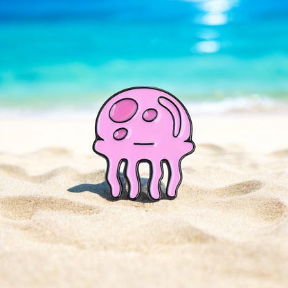 Pink SpongeBob Inspired Jellyfish Pin