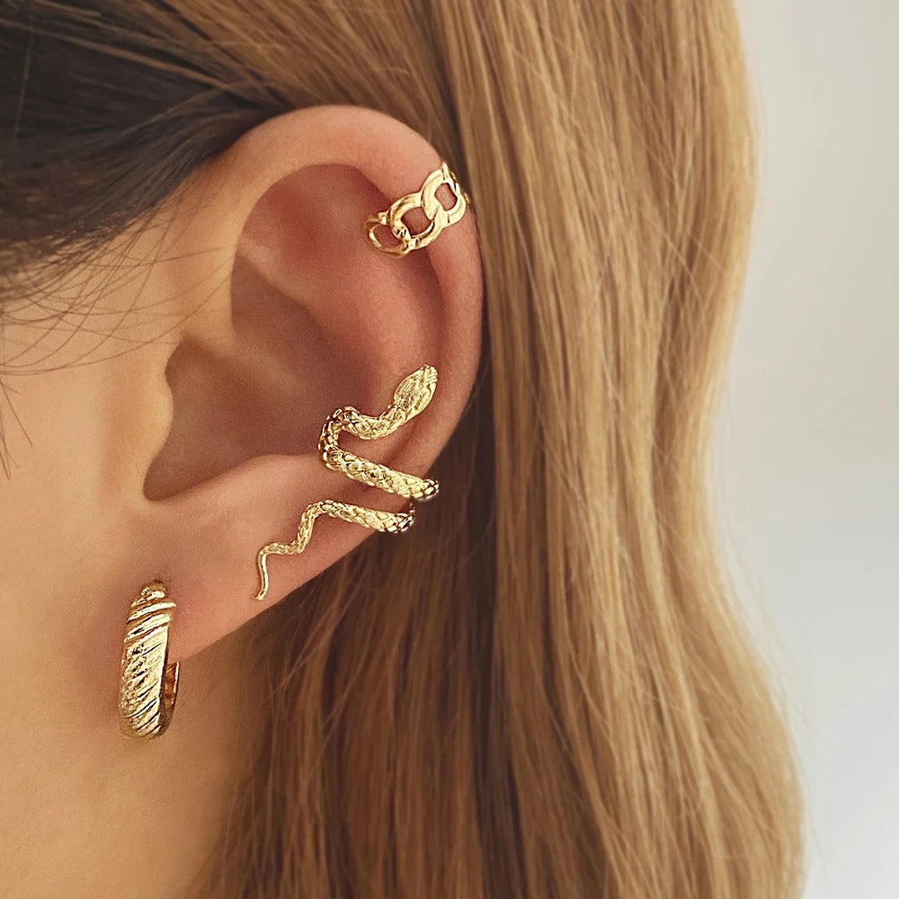 Snake Earring/Cuff Set