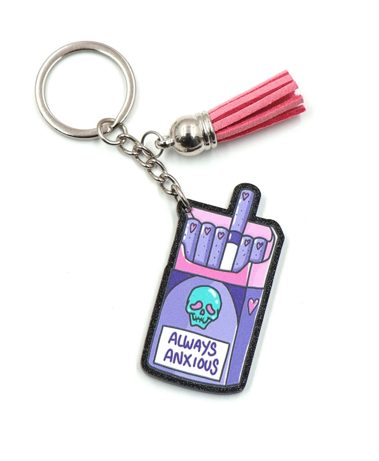 "Always Anxious" Keychain