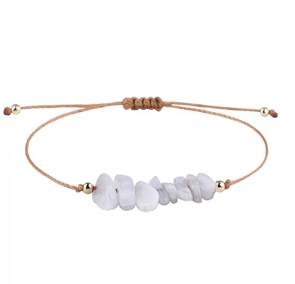 Moonstone Rope Bracelet