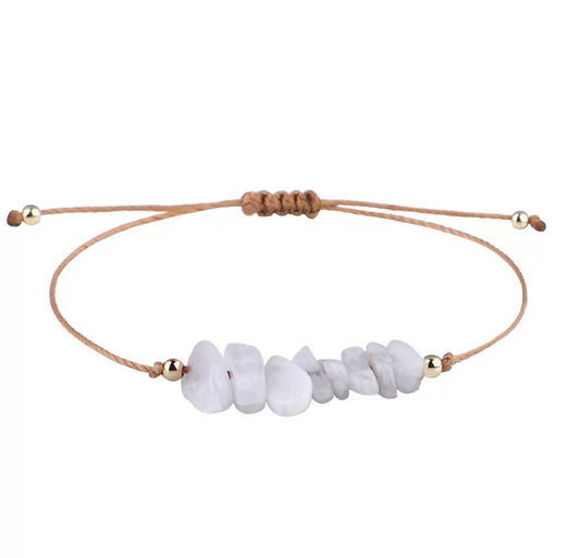 Moonstone Rope Bracelet