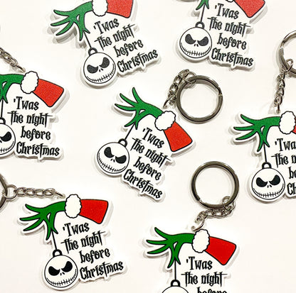 ‘Twas the night before Christmas Keychain