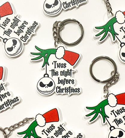 ‘Twas the night before Christmas Keychain