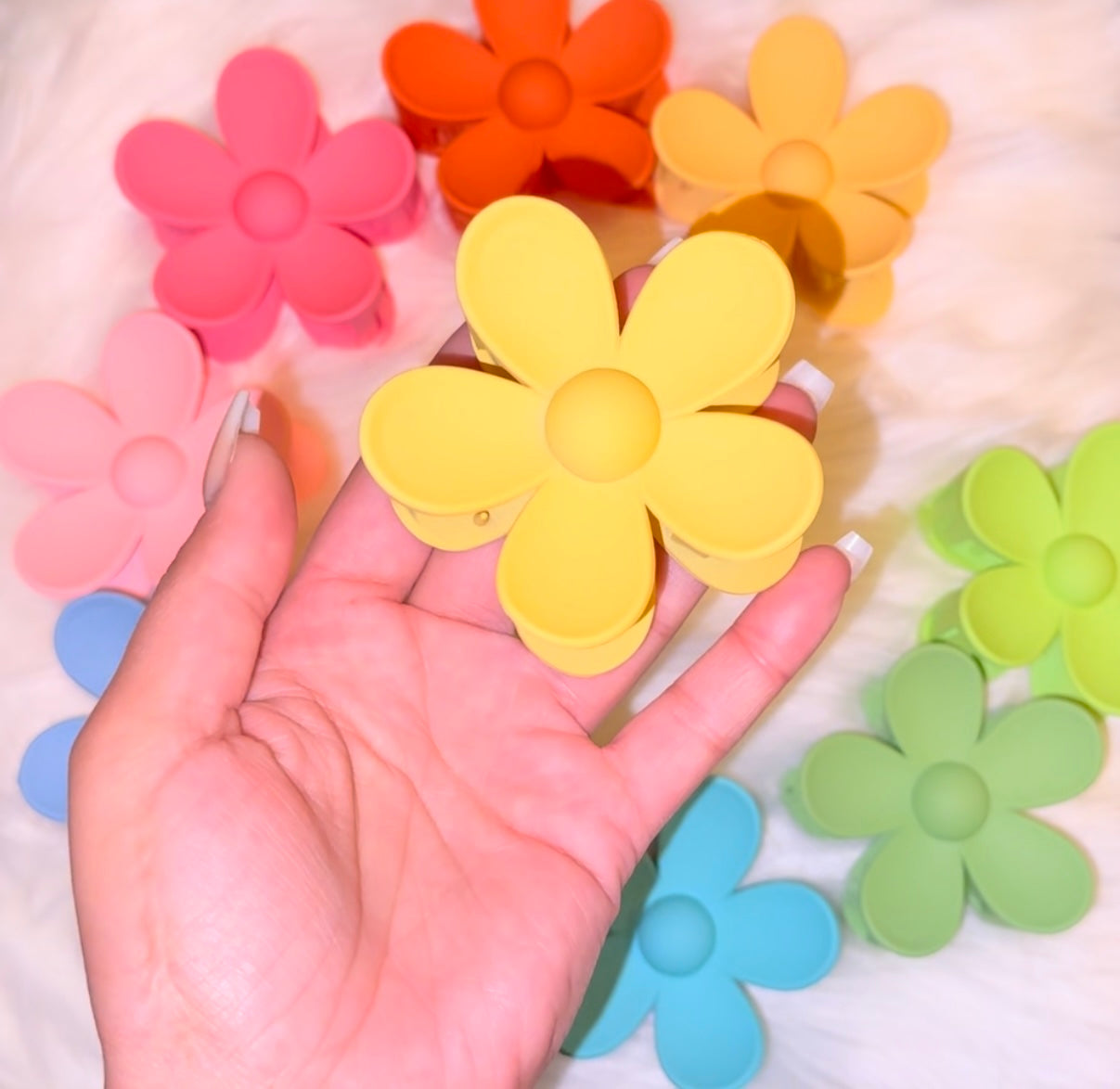 Large Flower Hair Clip