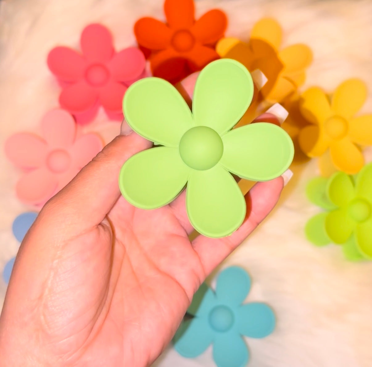 Large Flower Hair Clip