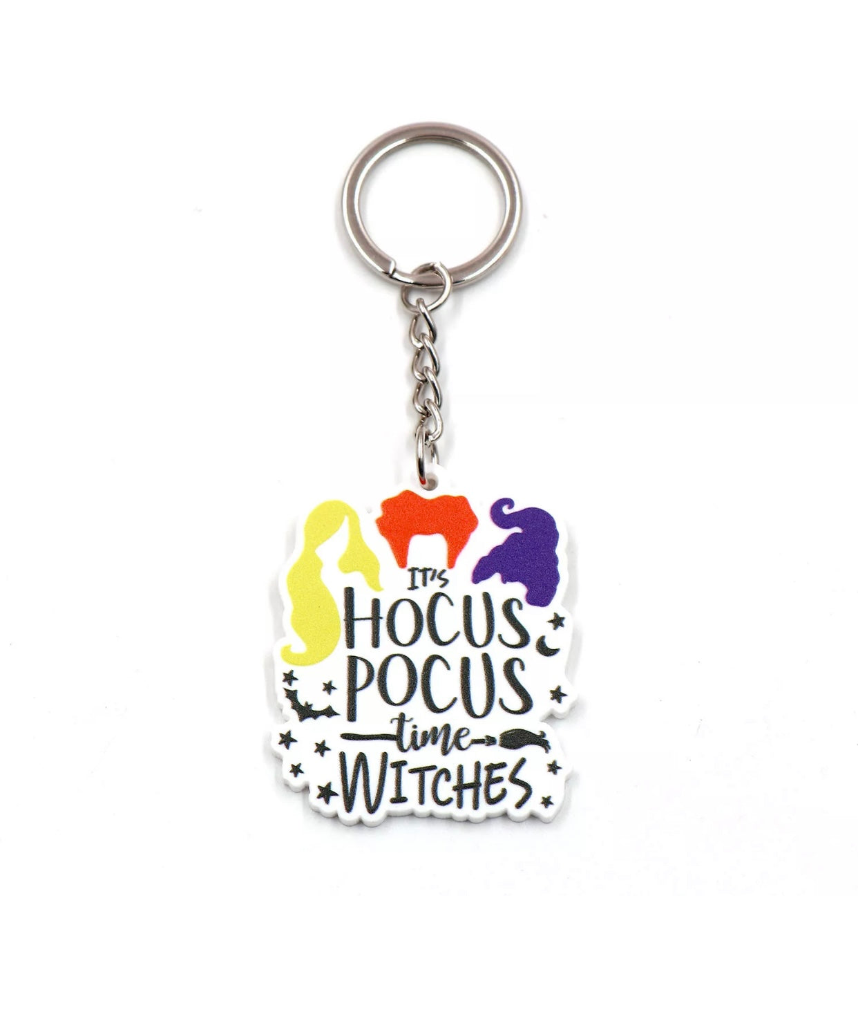 It's Hocus Pocus time Witches Keychain