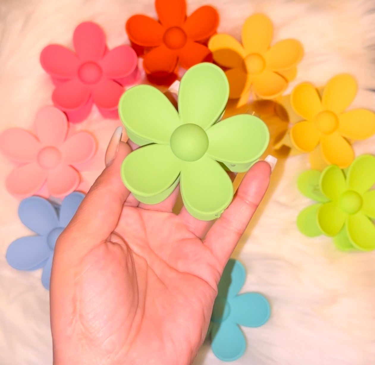 Large Flower Hair Clip